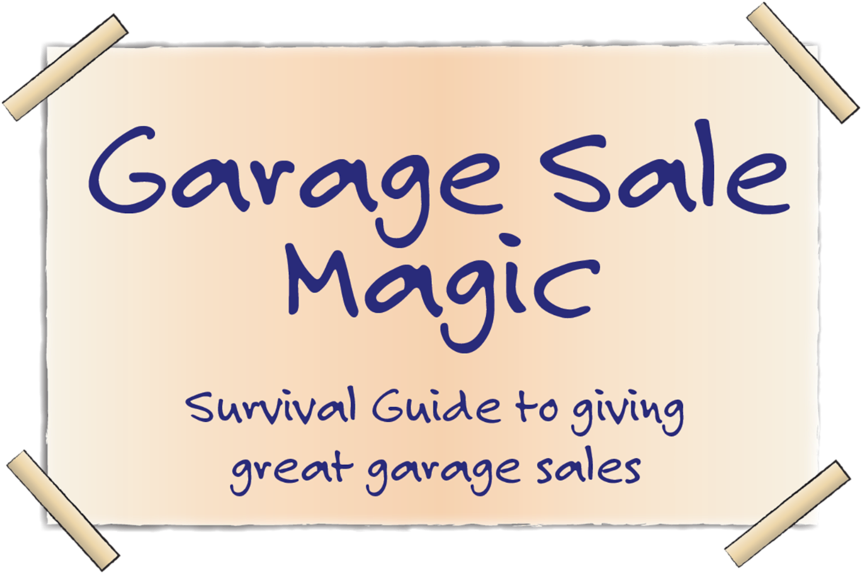 Gsm Label - Garage Sale Magic: Survival Guide To Giving Great Garage (1000x712), Png Download