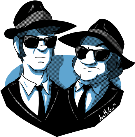 Related Wallpapers - The Blues Brothers (500x494), Png Download