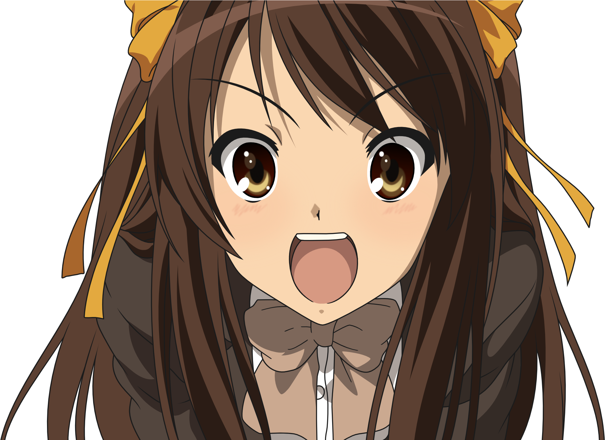 Haruhi Suzumiya - Suzumiya Haruhi (2560x1440), Png Download