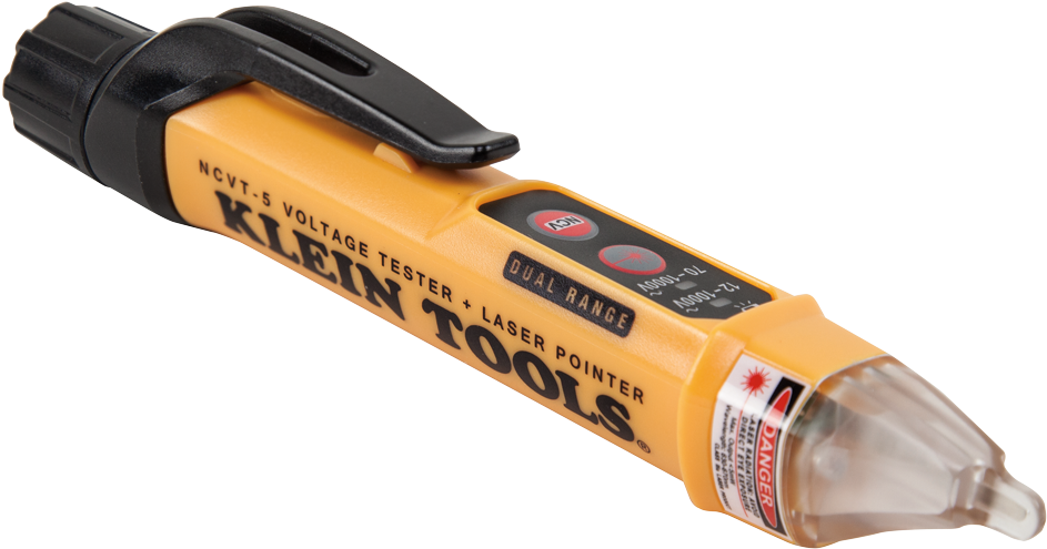 Png Ncvt5 - Klein Tools Dual-range Non-contact Volt Tester W/laser (1000x1000), Png Download