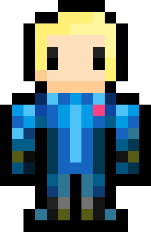 Big Eye Zero Suit Samus - Barney Stinson Pixel Art (1184x1184), Png Download