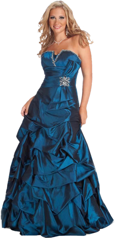 Dark Blue Prom Dresses (407x800), Png Download