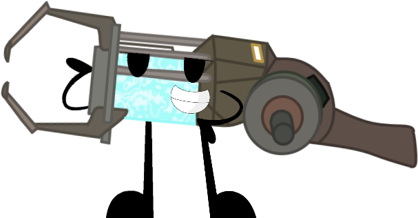 Physics Gun Pose - Gravity Gun (644x336), Png Download