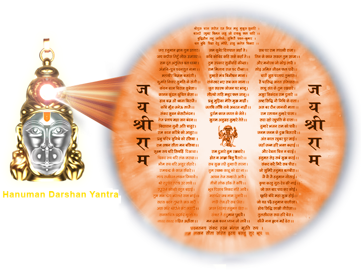Picture - Hanuman Chalisa Yantra (730x550), Png Download