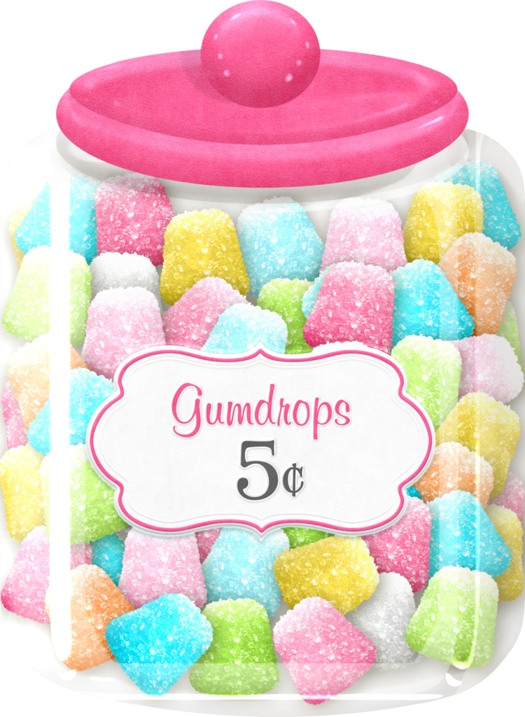 Jar Clipart Colorful Candy (750x1024), Png Download