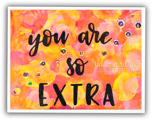 Drunken Acrylic Reveal Bold & Brushy By Concord & 9th - Greeting Card (650x513), Png Download