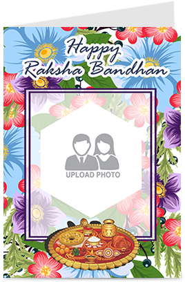 Happy Raksha Bandhan Personalised Greeting Card - Greeting Card On Raksha Bandhan (284x426), Png Download
