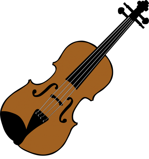 Violin,fiddle,stringed Instrument,musical ,melody, - Violin Clipart (500x533), Png Download