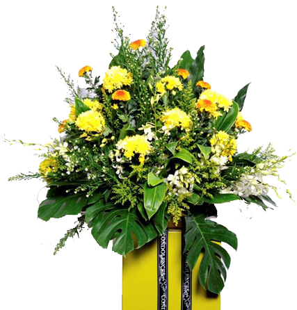 Flower Acond037 Condolence Stand (450x450), Png Download