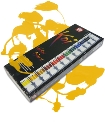 Sakura Koi Watercolors- 12 Piece Tube Set - Sakura Koi Watercolor Sets (420x450), Png Download