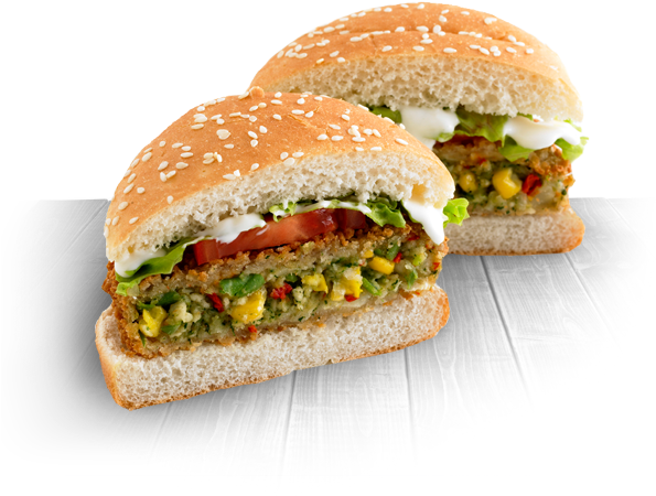 Nutrition Information - Chicken Veggie Burger (600x500), Png Download