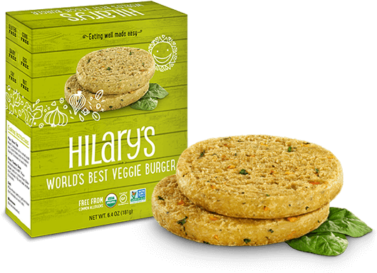 Ingredients - Hilary's Veggie Burger (591x433), Png Download
