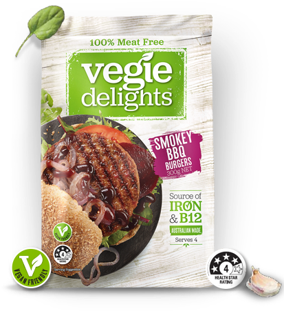 Health Star Rating 4 Stars - Vegie Delights Lentil Patties (430x462), Png Download