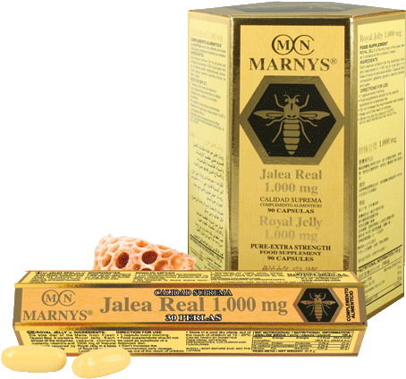 Fresh Royal Jelly 1000 Mg (500x521), Png Download