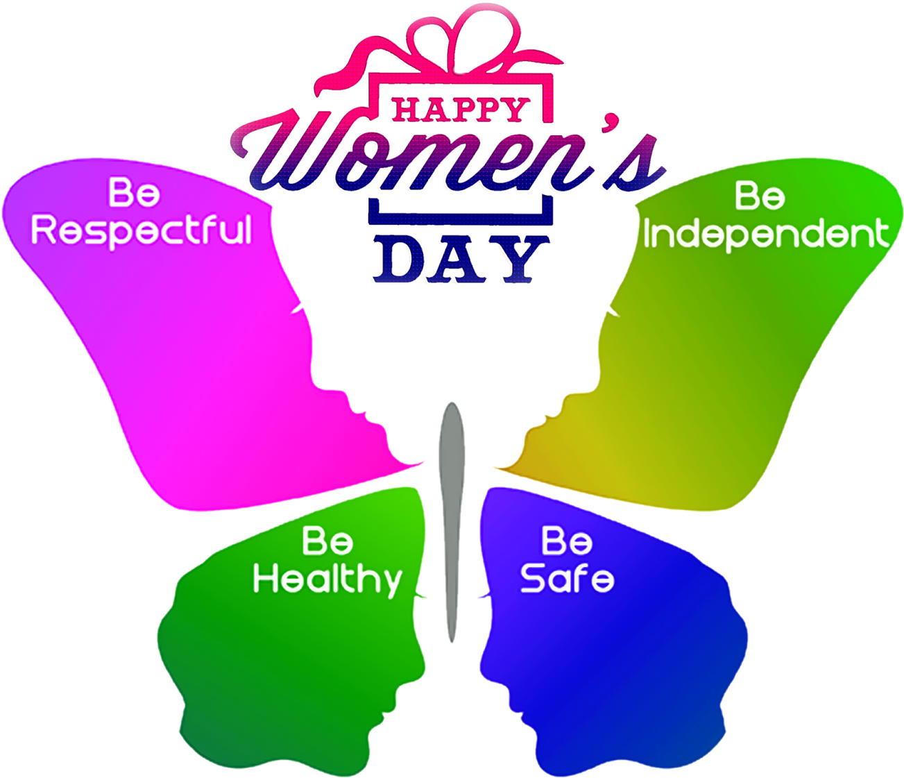 International Women's Day Png Logo Images Wallpapers - Happy Womens Day 2018 (1600x1575), Png Download