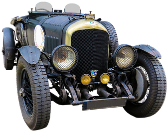 Vehicle, Automotive, Oldtimer, Bentley - Car (472x340), Png Download