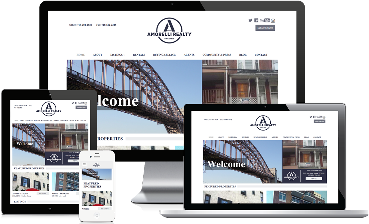 Wordpress Portfolio - New York City (1231x750), Png Download