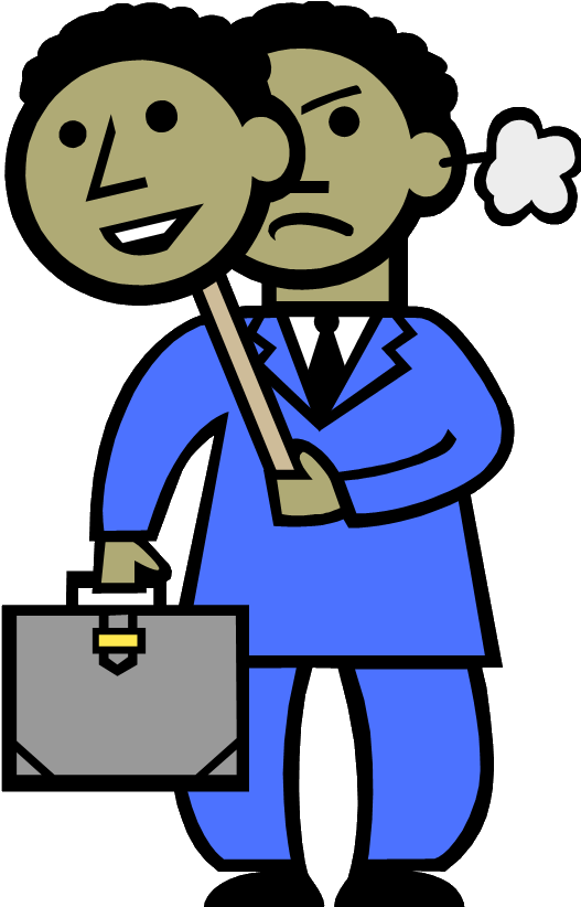Angry Frustrated Hate Work Job - Positive Side Of Media (648x849), Png Download