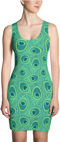 Fabulous Peacock Feather - Halloween Witches In The Woods Dress (480x480), Png Download