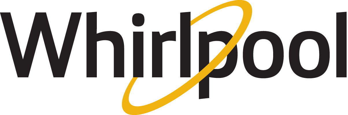 Whirlpool Brand Logo 2 Color Black Png - New Whirlpool (1204x400), Png Download