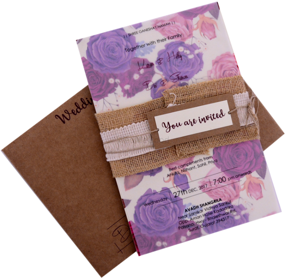 0 - Wedding Invitation (570x570), Png Download