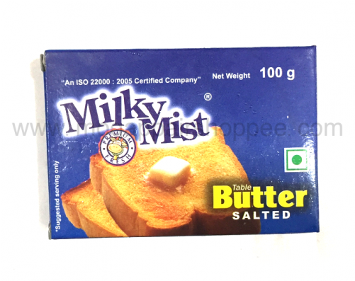 Milky Mist Table Butter Salted 100gm - Milky Mist (500x500), Png Download