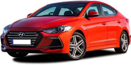 2018 Hyundai Elantra - Elantra Sr (465x363), Png Download