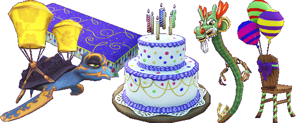 Kingsisle Live - Birthday Item (600x250), Png Download