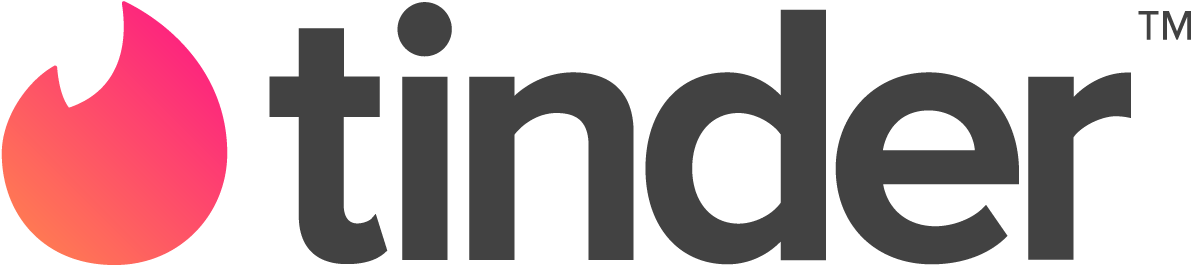 Tinder Full Color Watermark - Tinder Man City (1418x536), Png Download