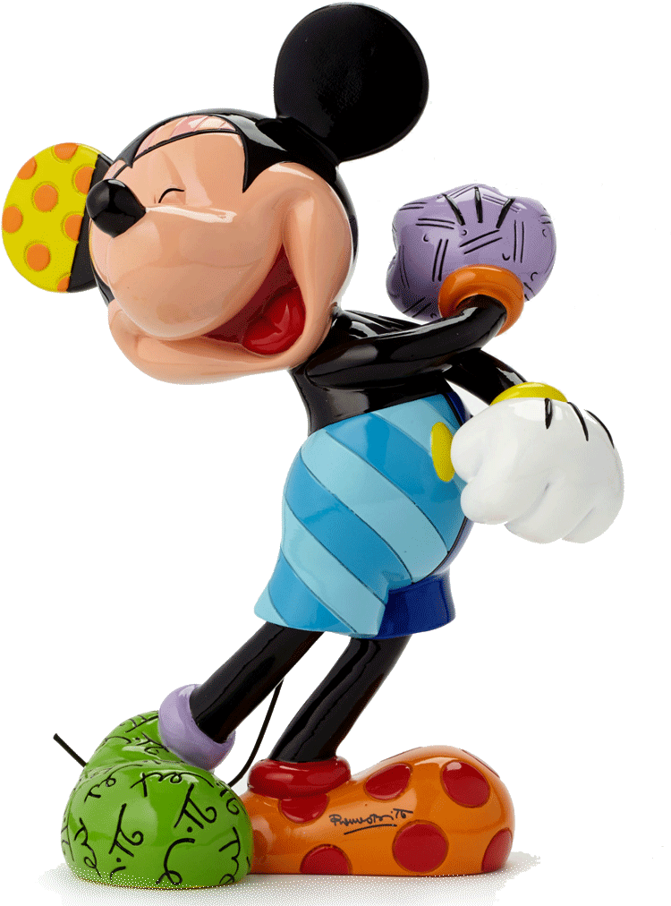 Laughing Mickey - エネスコ(enesco)製のミッキーマウス(mickey Mouse)フィギュア (1024x1024), Png Download