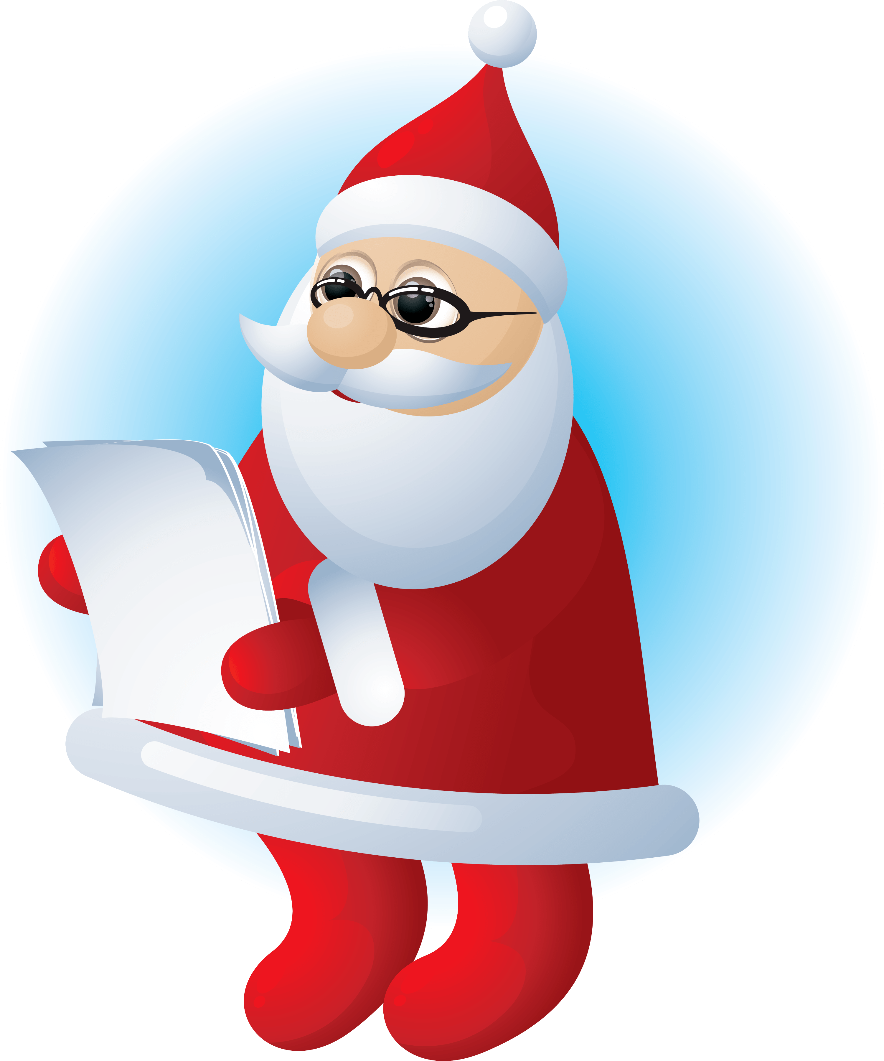 Father Christmas Will Be Visiting The Museum - Santa. Vector. Tote Bag (3000x3600), Png Download