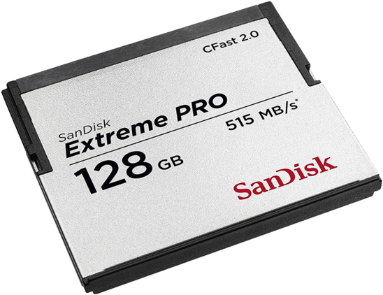 128gb Sandisk Cfast (1000x667), Png Download