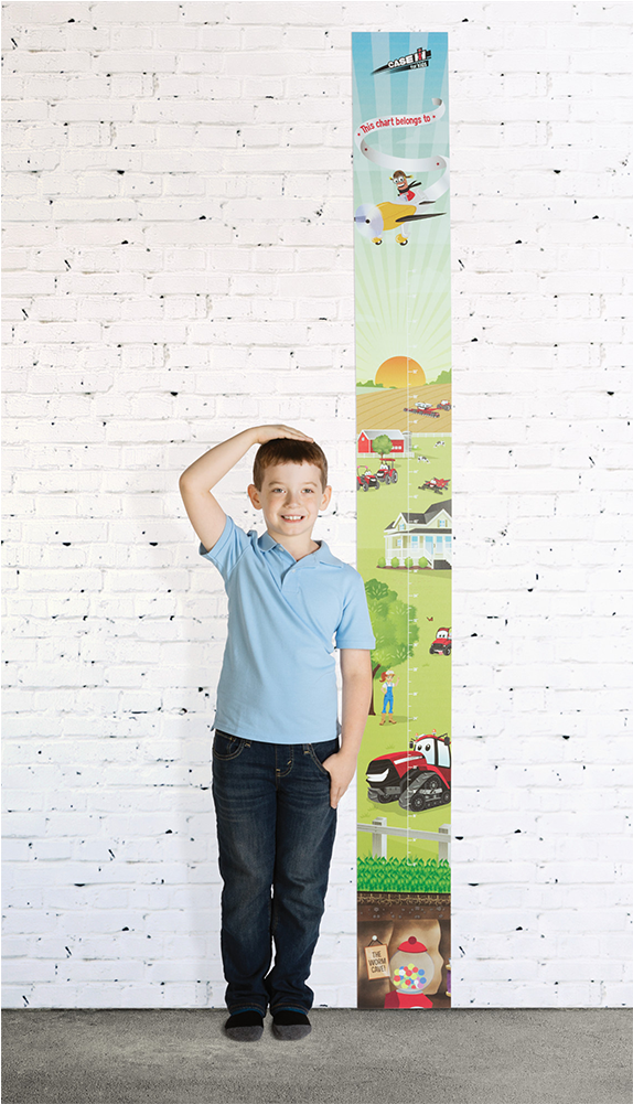 Case Ih Kids Growth Chart - Child (1000x1000), Png Download