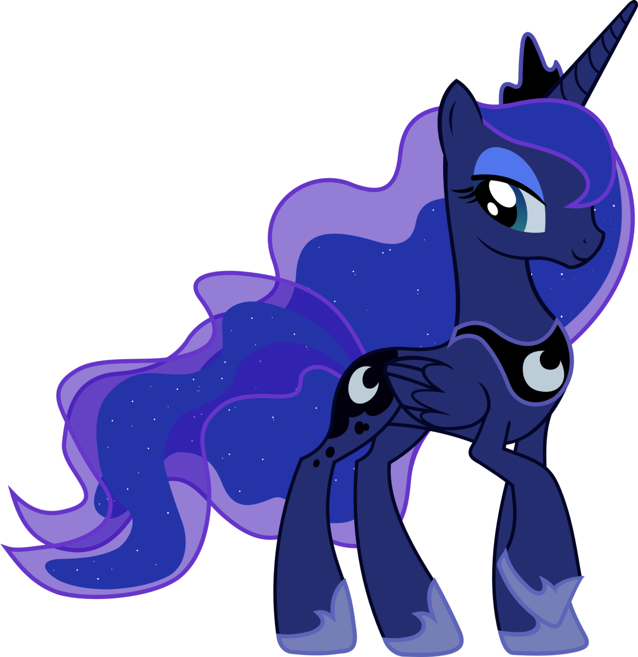 Nnightmare Moon Married To Rumble - Princess Luna (1280x1317), Png Download