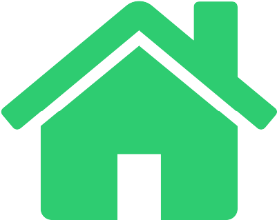 Transparent Green House Icon (400x400), Png Download