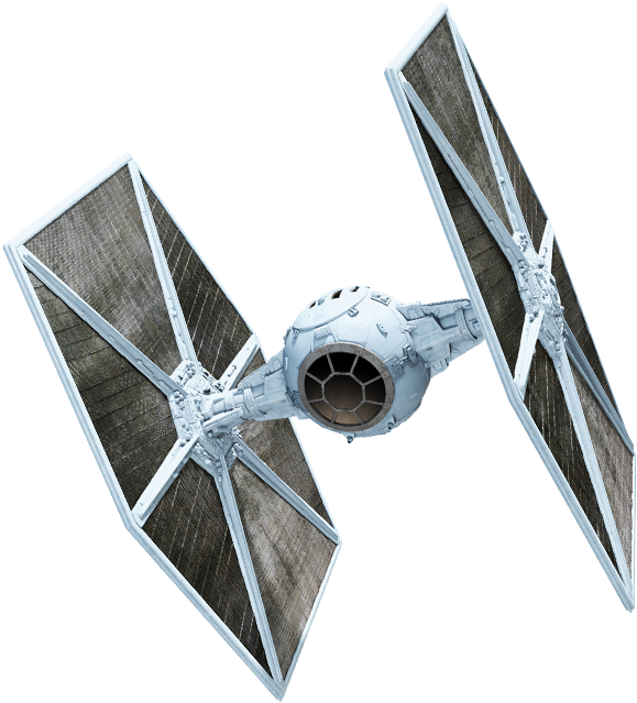 Star Wars Starfighter - Fathead Star Wars Tie Fighter Wall Decal (800x673), Png Download