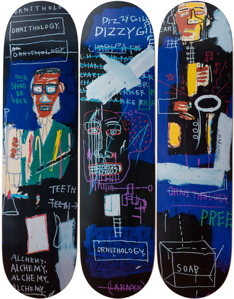 Jean-michel Basquiat Horn Players, - Horn Players, 1983 (500x636), Png Download
