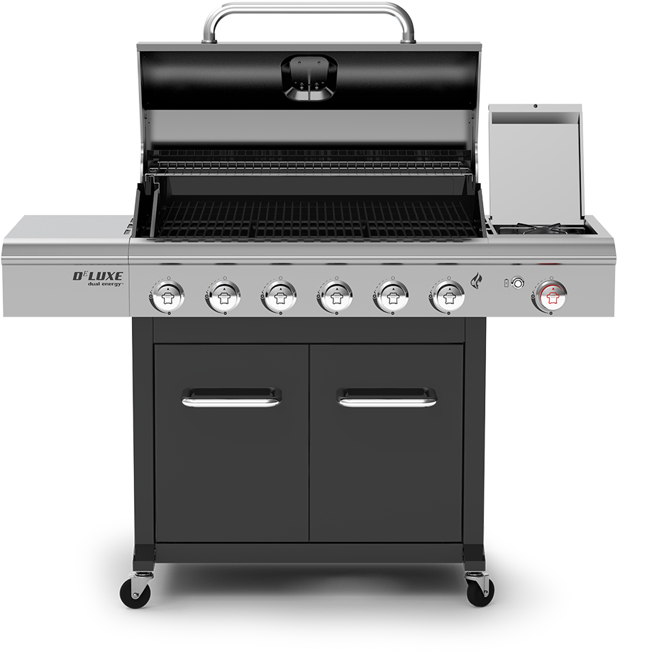 Deluxe 6-burner Propane Grill With Stainless Steel - Nexgrill Deluxe Nexgrill (1000x1000), Png Download