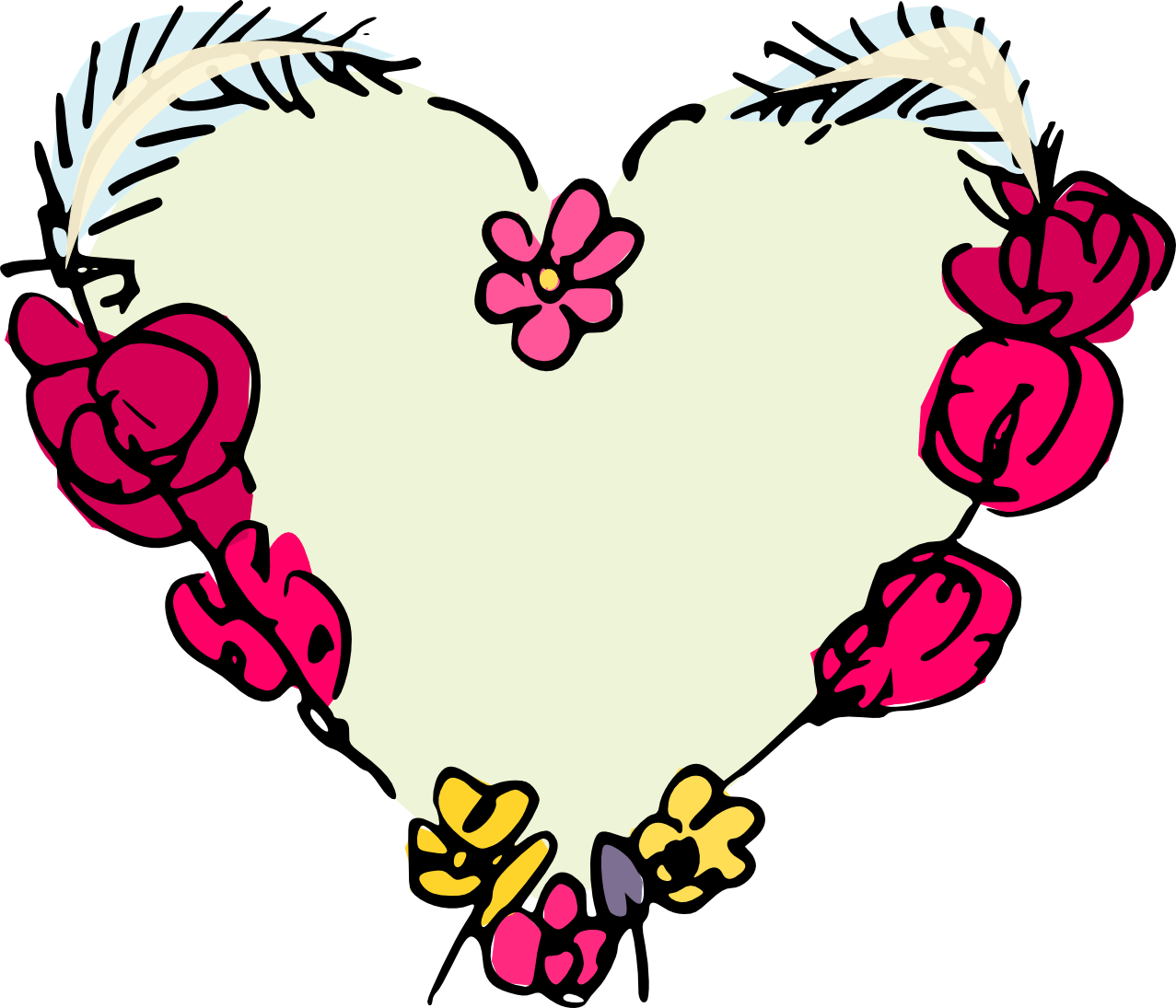 Hearts Clipart Workout - Heart Birthday Clipart (1277x1095), Png Download