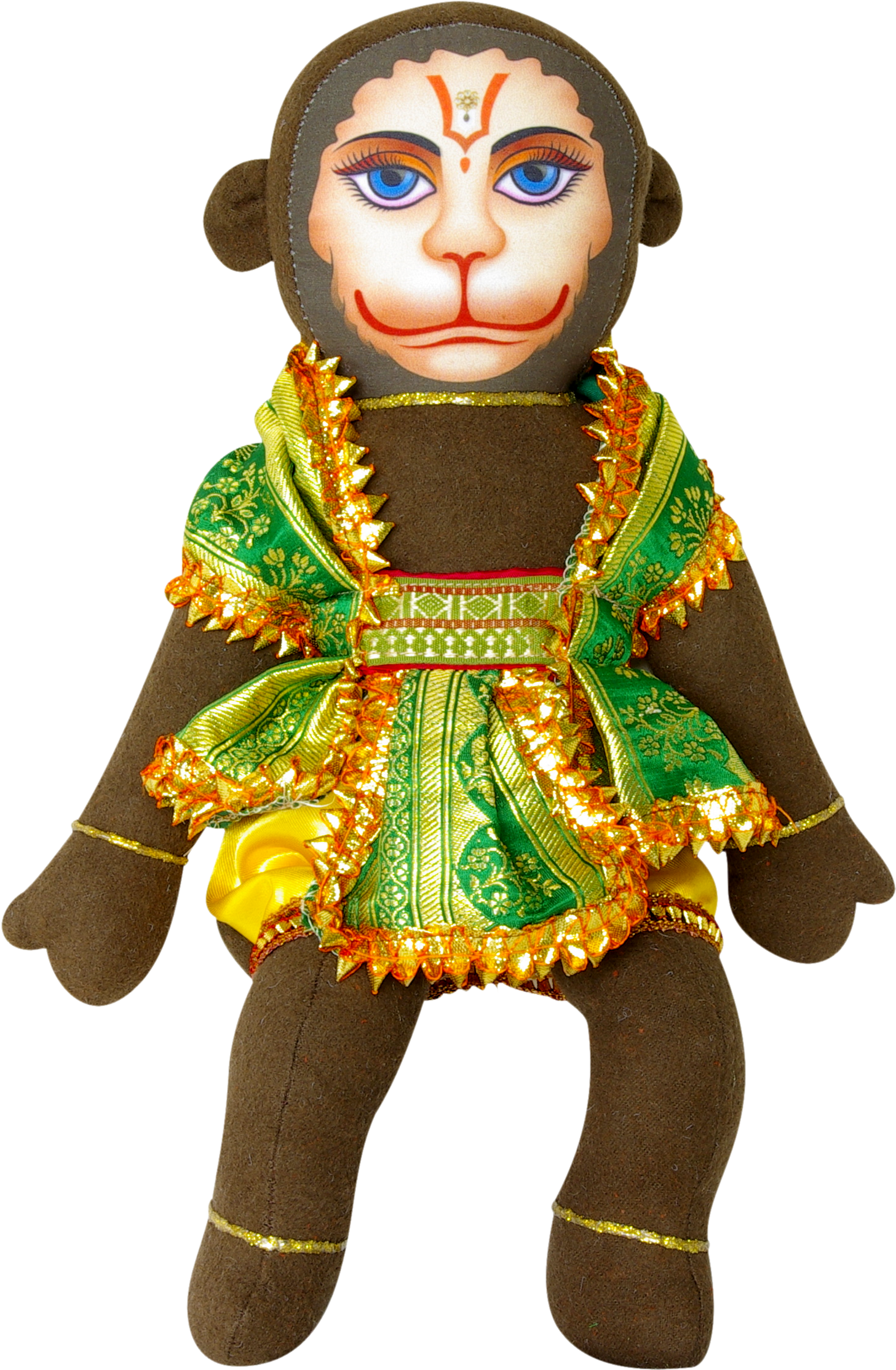Hanuman Medium - Hanuman Doll (1635x2426), Png Download