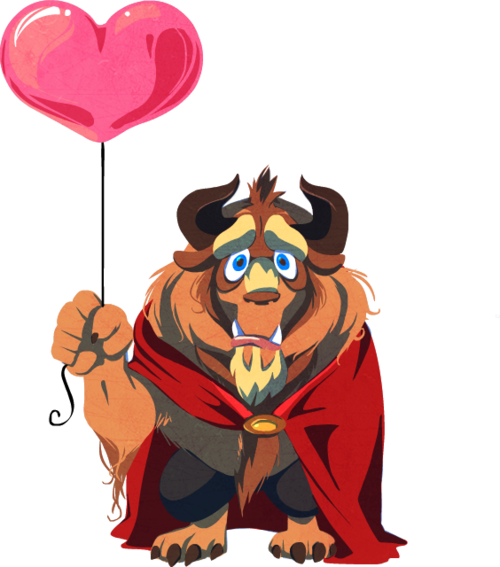 Beauty And The Beast Images Beauty And The Beast Wallpaper - Beauty And The Beast Chibi (500x567), Png Download