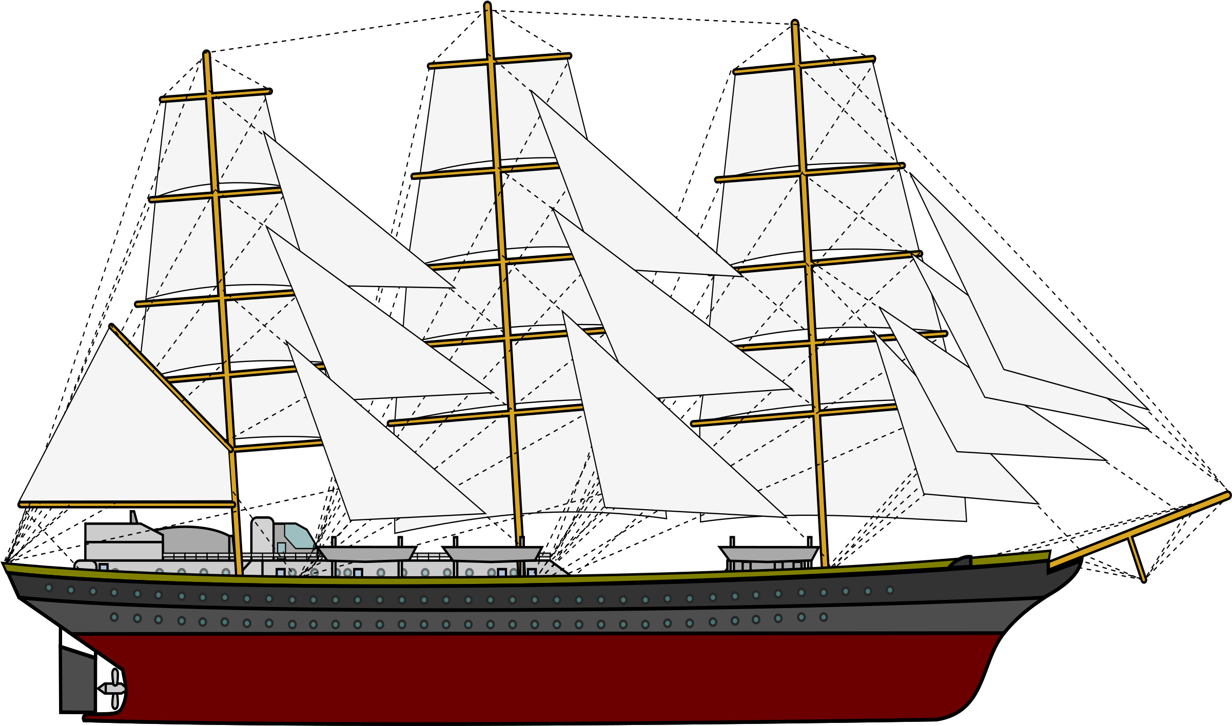 Sailboat Png (2400x1433), Png Download