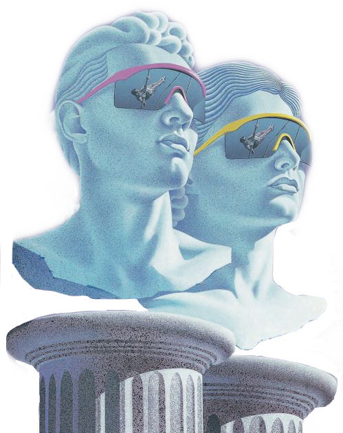 Report Abuse - Vaporwave (499x630), Png Download