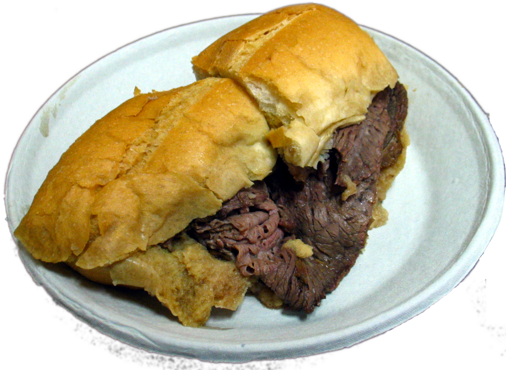 French Dip Sandwich - French Dip (1710x1252), Png Download