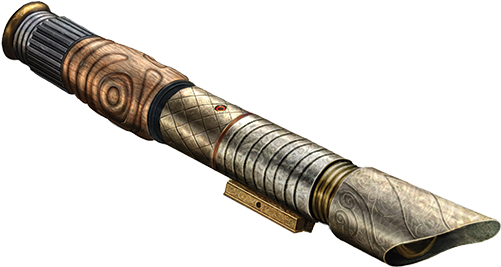 Clip Art Library Download Master Lodaka S Wookieepedia - Ancient Jedi Lightsaber (520x290), Png Download