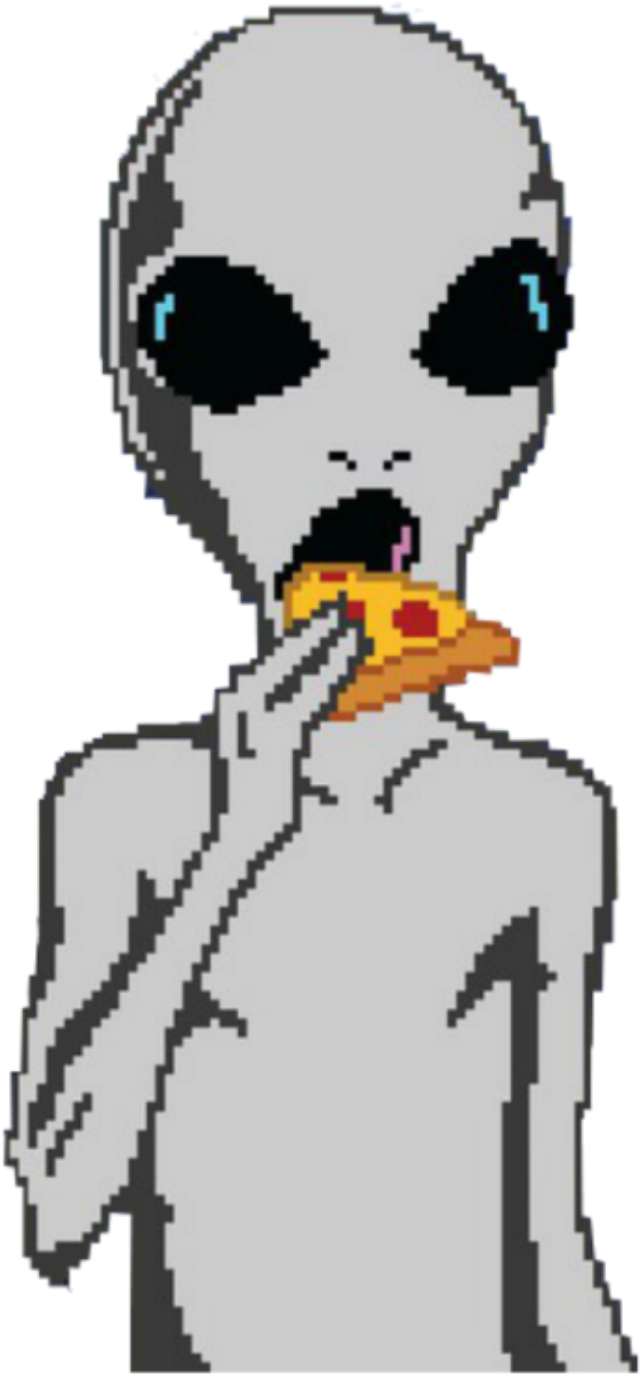 Tumblr Transparent Png Pictures - Pizza Tumblr Png (332x554), Png Download