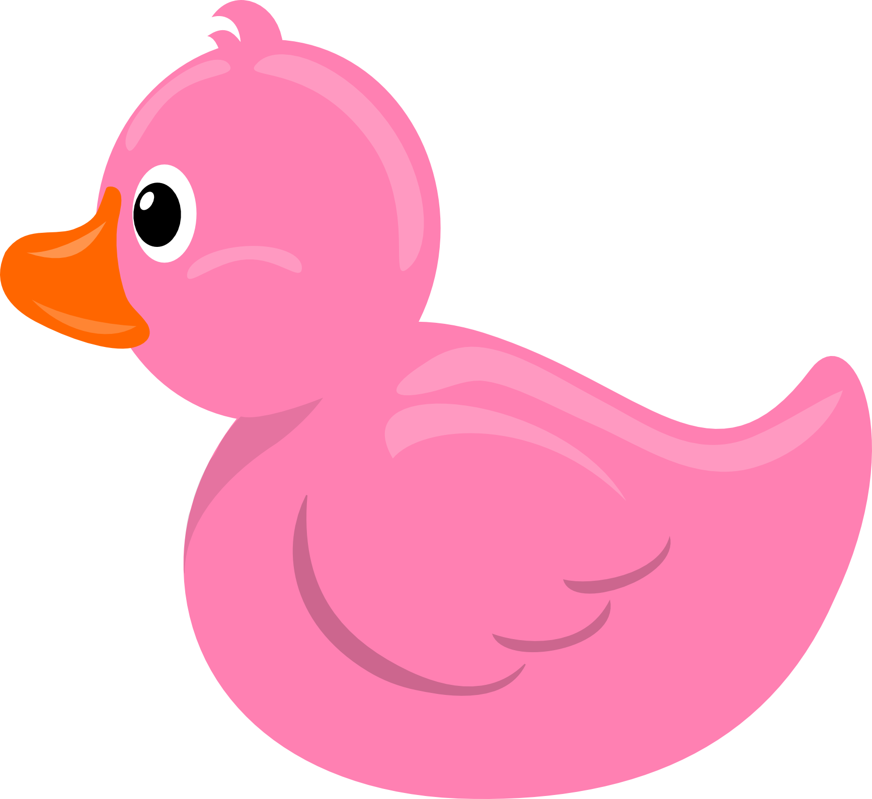 Duck Stormdesignz Pink - Duck Clipart (1733x1589), Png Download