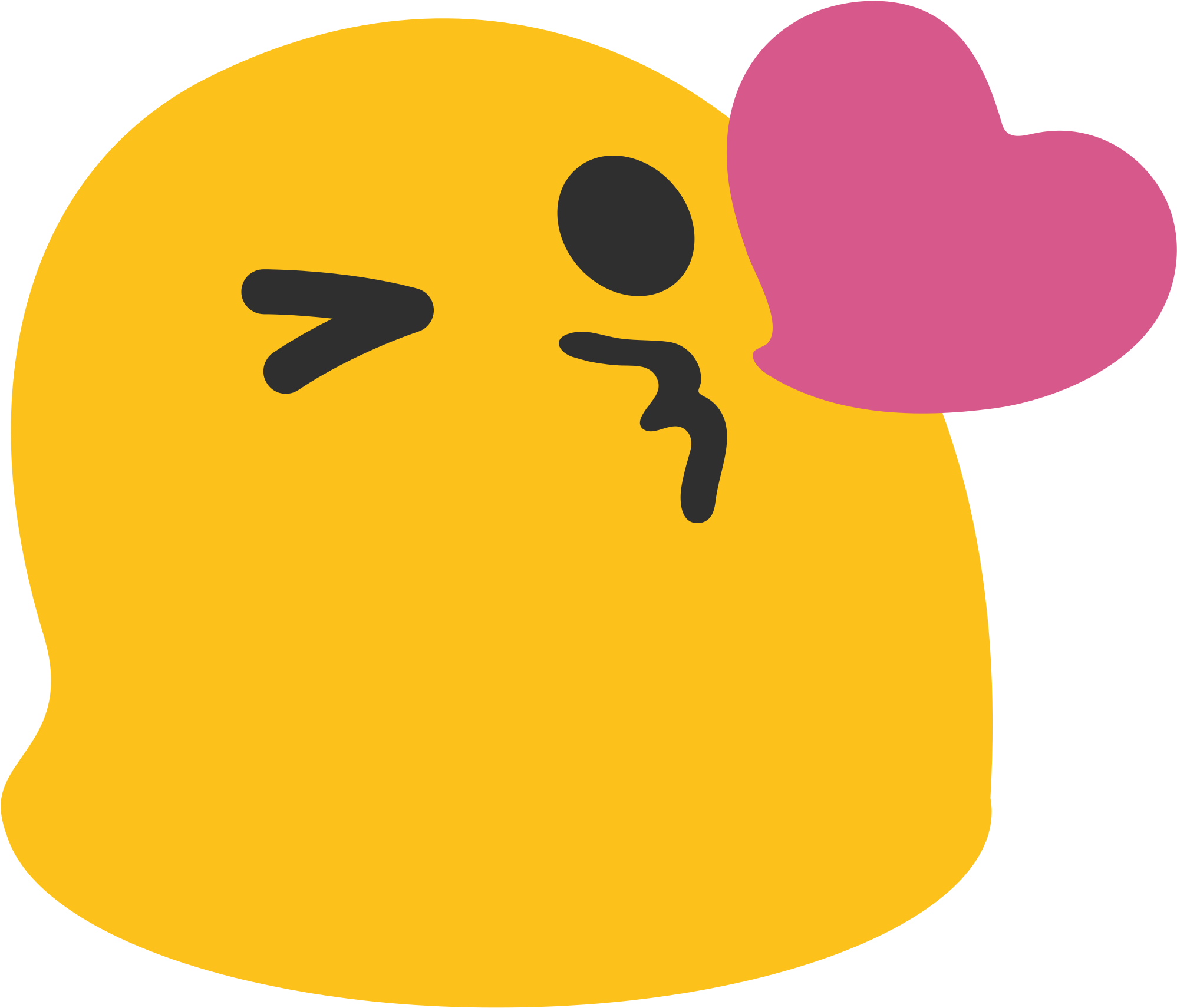 Kiss Heart Emoji - Emoji Kiss Heart (768x768), Png Download