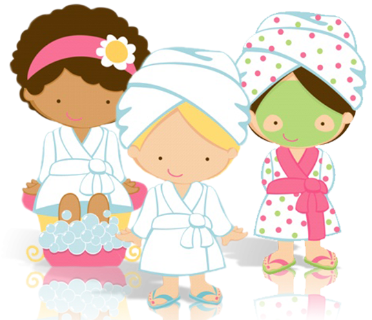 Clipart Spa Party Png (496x418), Png Download