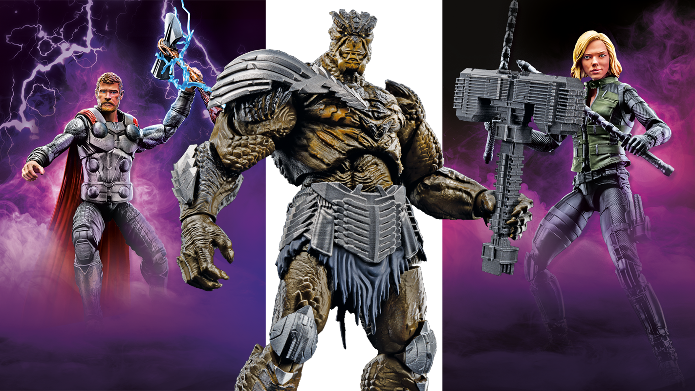 Welcome Axe Thor, Blonde Black Widow And Cull Obsidian - Infinity War Storm Breaker Thor (800x450), Png Download